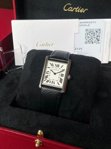 watchsteez.com – 2024 must de cartier tank watch ref. wsta0041