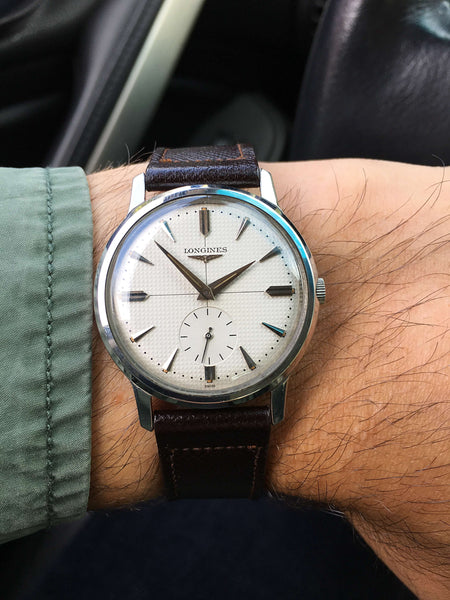 watchsteez 1958 longines cal. 23z time only watch ref. 2350