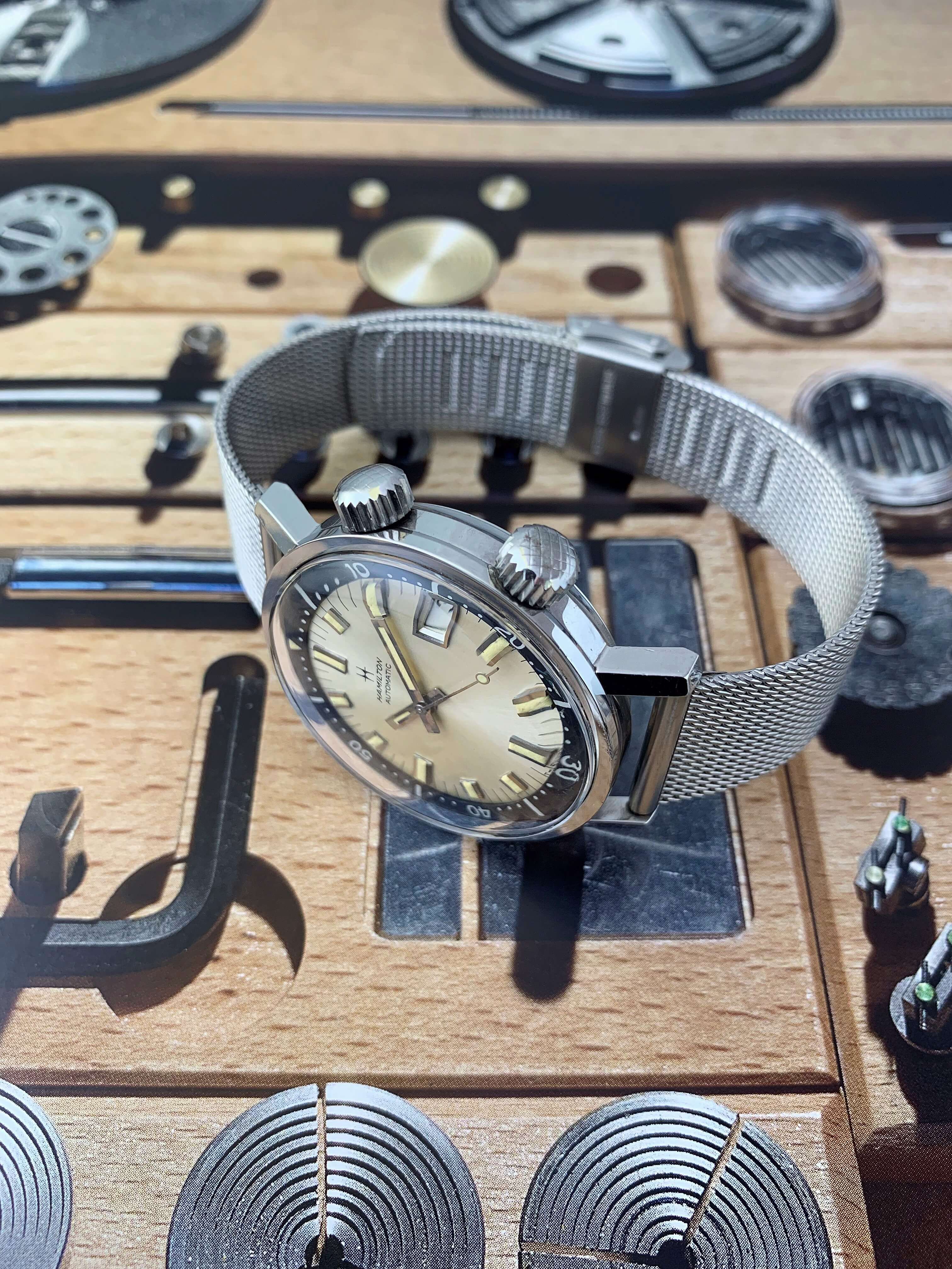 watchsteez.com – 1960s hamilton aqua-date super compressor 600 ...