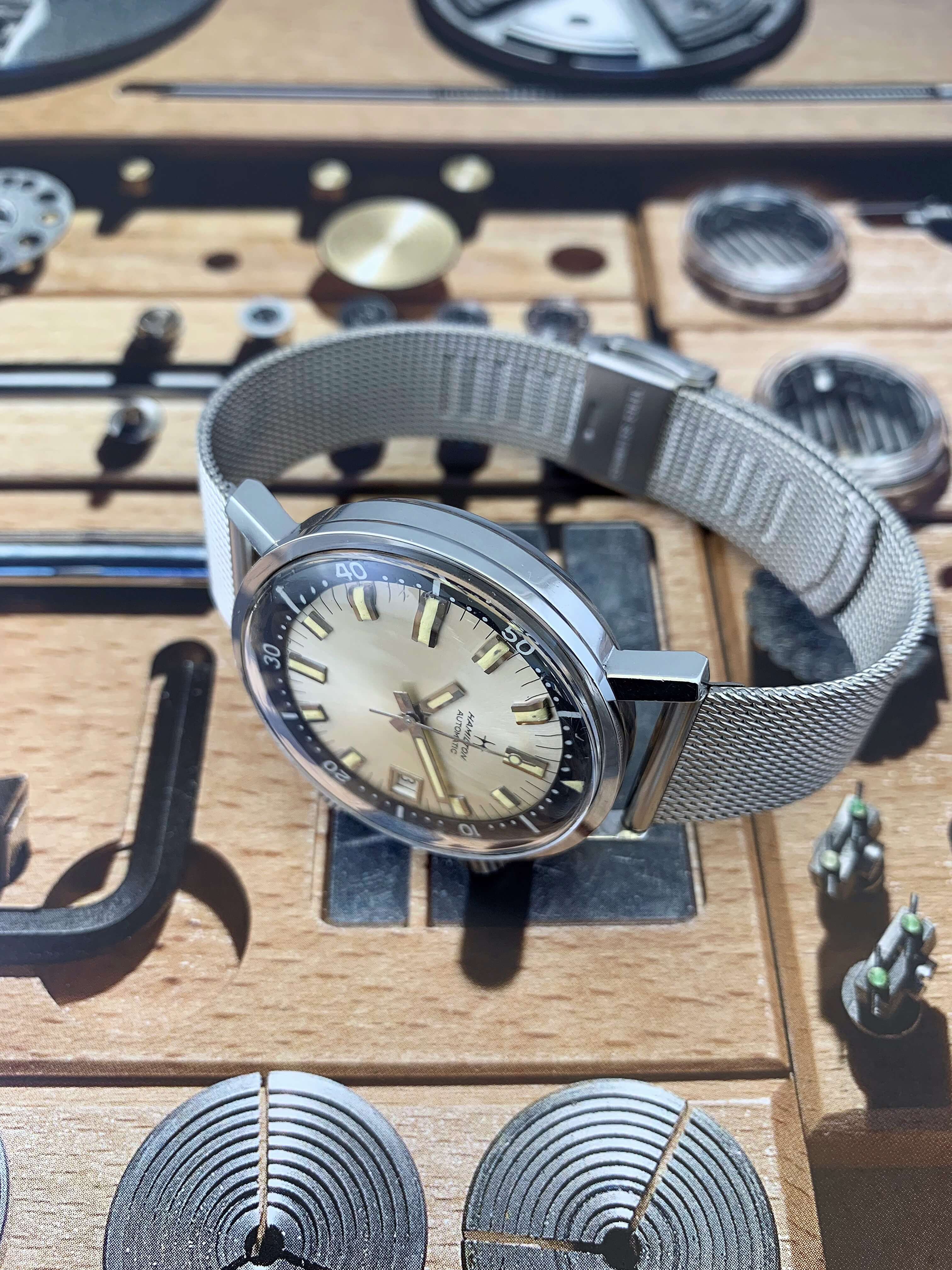 watchsteez.com – 1960s hamilton aqua-date super compressor 600 ...