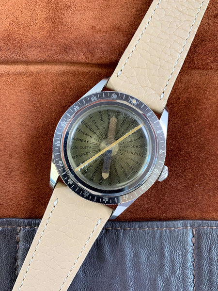 Opera Compass Watch watchsteez.com – rare vintage 1950s opera northline compass navigator ...
